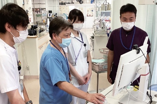 ベッドラウンドの様子