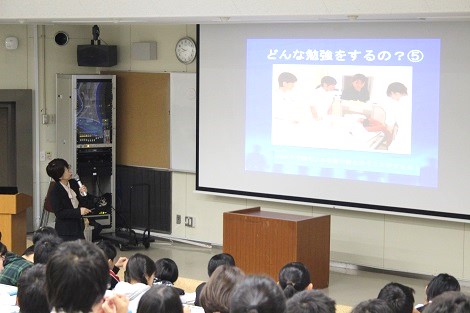 原看護学科長のお話