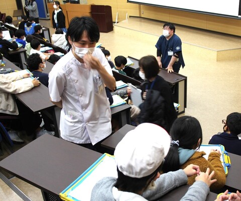 学生との交流