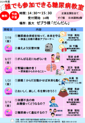糖尿病教室2024