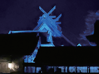 出雲大社ブルーライトアップ