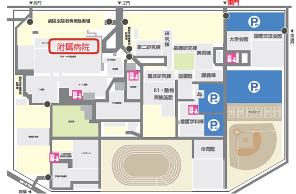 駐車場のご案内_一般来訪者MAP
