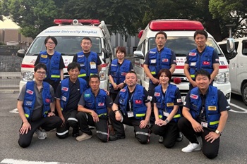 一次隊と二次隊の引継時 一次隊と二次隊の引継時