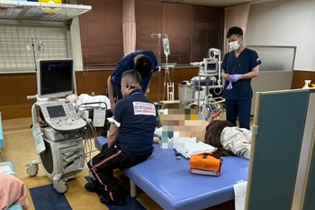 活動の様子(立脇看護師2) 活動の様子(立脇看護師2)